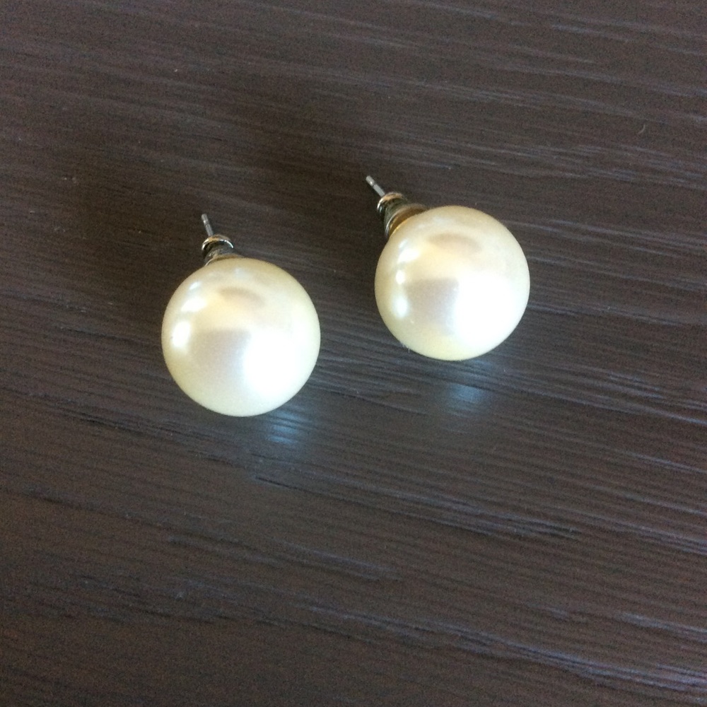 Faux Pearl Earrings
